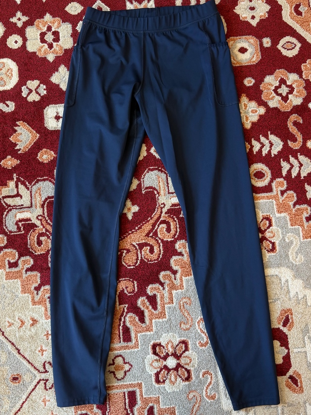 Mens size medium navy brooks running tights